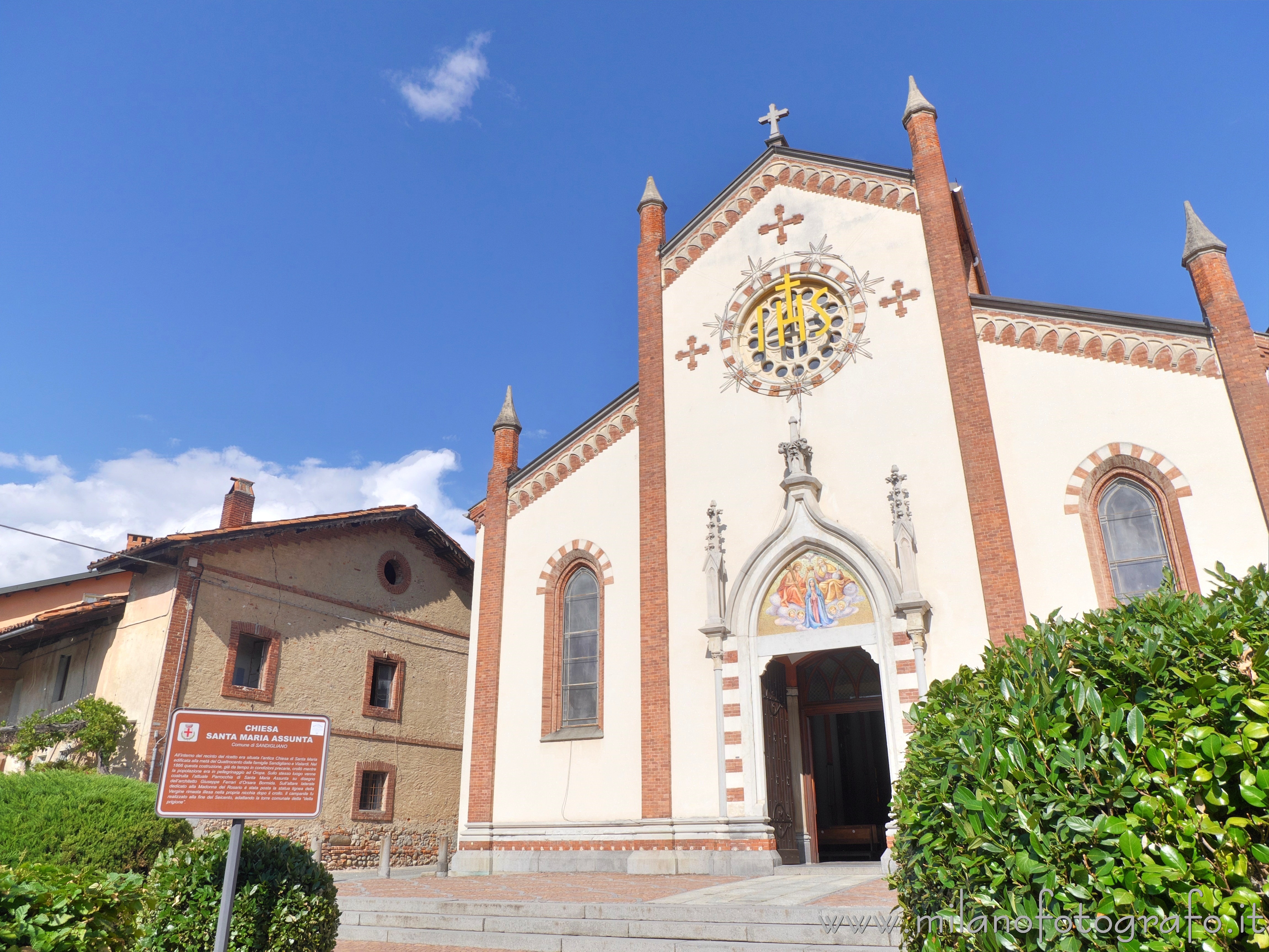 Sandigliano (Biella) - Chiesa di Santa Maria Assunta - Foto a piena risoluzione